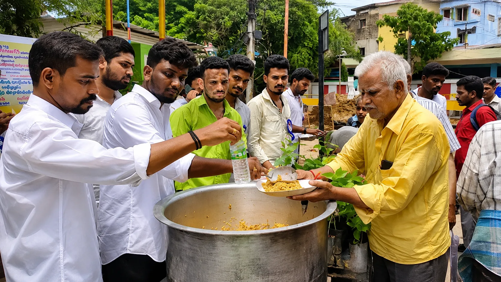 Daily Hot Annadhanam & Wholesome Meal Service for Elders & Needy
